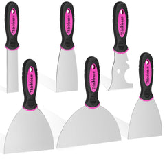 Thinklearn Pink Putty Knife Set, Drywall Tools-TL1026