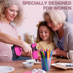 Thinklearn Pink 20V Cordless Hot Glue Gun Set-TL1011