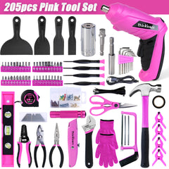 Thinklearn 205Pcs Pink Tool Set-TL1016