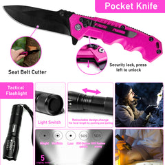 Thinklearn Pink Survival Kits with First Aid Kit-TL0009