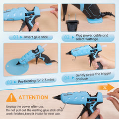 Thinklearn Blue Heavy Duty Large Glue Gun-TL1097