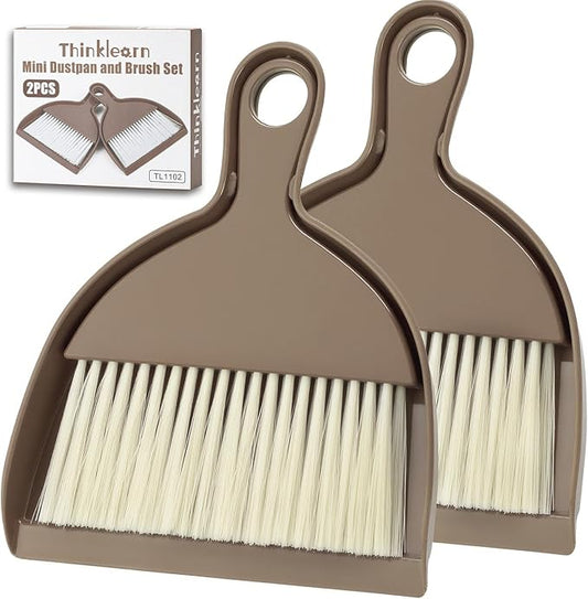 Tinklearn 2PCS Small Broom and Dustpan Set-TL1102
