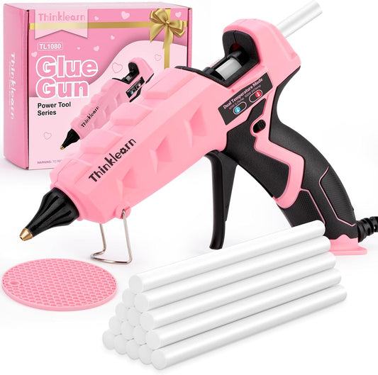 Thinklearn Pink Heavy Duty Large Glue Gun Kit-TL1080