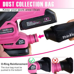 Thinklearn Cordless Detail Sander-TL1061