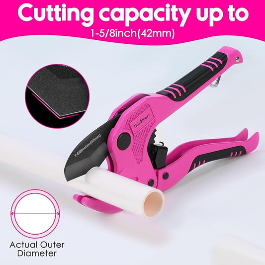 Thinklearn Pink Ratchet-type PVC Cutter-TL1013