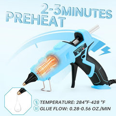 Thinklearn Blue Heavy Duty Large Glue Gun-TL1097