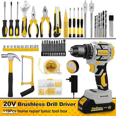 Thinklearn 20V Brushless Drill Set-TL1085