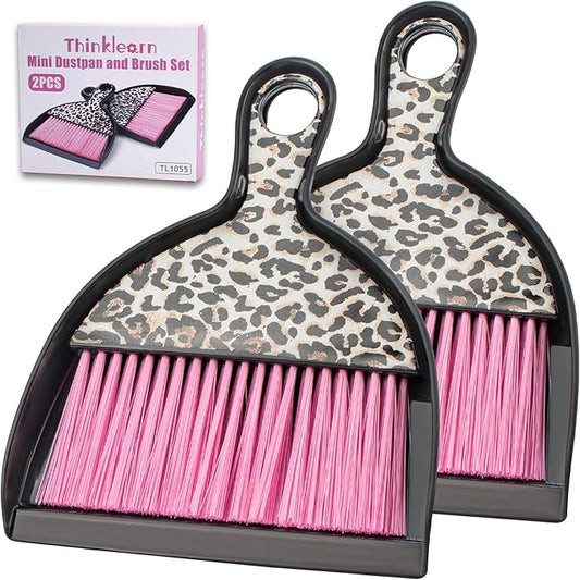 Thinklearn 2PCS Mini Dustpan and Brush Set-TL1055