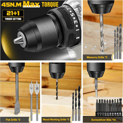 Thinklearn 20V Brushless Drill Set-TL1085