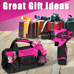Thinklearn Pink Drill Set with 12V Cordless Drill-TL0007