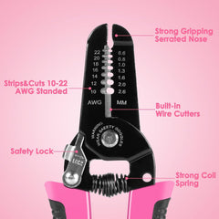 ThinkLearn Pink Wire Stripper Set  -TL1023