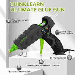 Thinklearn Gray Heavy Duty Large Glue Gun-TL1096