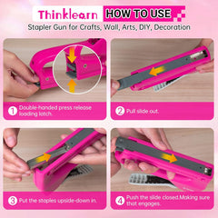 Thinklearn Light Duty Staple Gun for Wood-TL1081