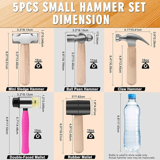 Thinklearn 5Pcs Small Hammer Set-TL1092