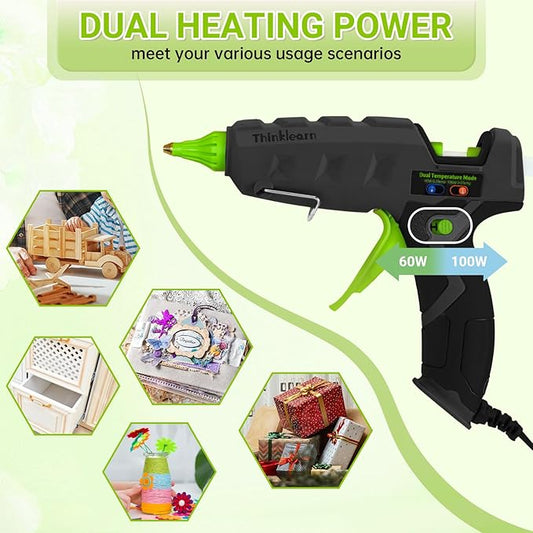 Thinklearn Gray Heavy Duty Large Glue Gun-TL1096