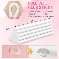 Thinklearn Pink Heavy Duty Large Glue Gun Kit-TL1080