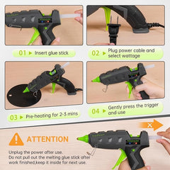 Thinklearn Gray Heavy Duty Large Glue Gun-TL1096