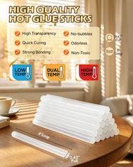 Thinklearn 20 PCS Full Size Hot Glue Sticks for Hot Glue Gun-TL1150