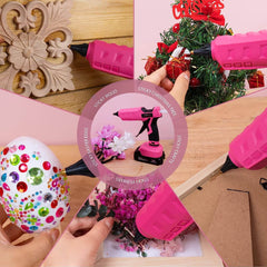 ThinkLearn Pink 20V Cordless Hot Glue Gun Set-TL1011
