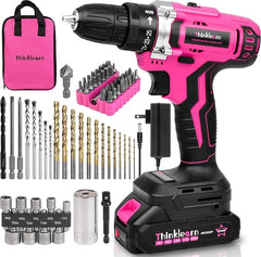 Thinklearn Pink 20V Cordless Drill Set -TL1018