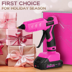 ThinkLearn Pink 20V Cordless Hot Glue Gun Set-TL1011